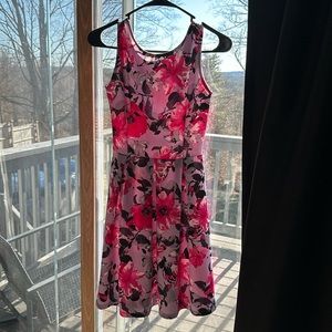 Small never worn purple pink floral dress!